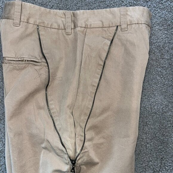 3.1 PHILLIP LIN Side Zippers High Rise Cropped Balloon Trousers  -Pecan - EUC -4 - Picture 7 of 14